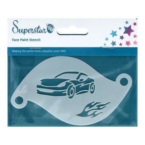 Face painting stencil Superstar Sports Car